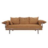 Brown sofa, Danish design, 1970s, production: Denmark