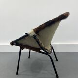 Mid-Century Swivel Balloon Armchair from Lusch & Co, 1960s