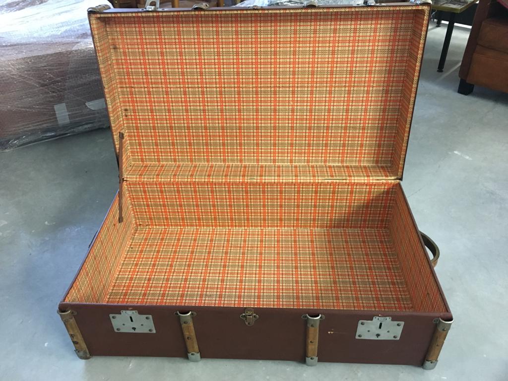 Vintage travel trunk