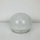 Vintage white opaline ball wall lamp, half sphere