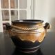 ceramic and rope pot cover