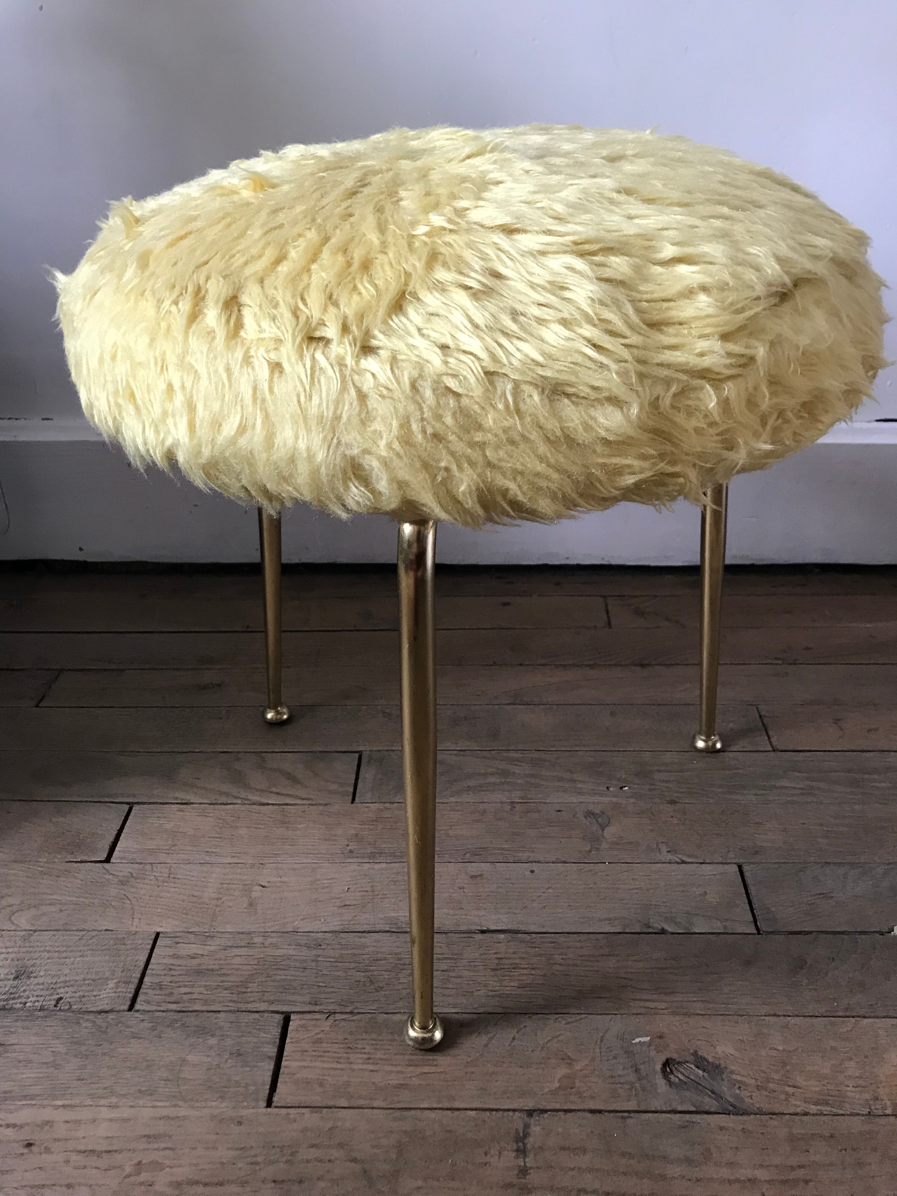 Ottoman yellow vintage