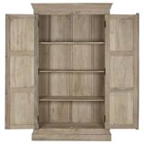 Armoire mangue 125x43x214 sculpture naturel