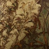 Nicolas Seailles large lacquered panels framed 1978