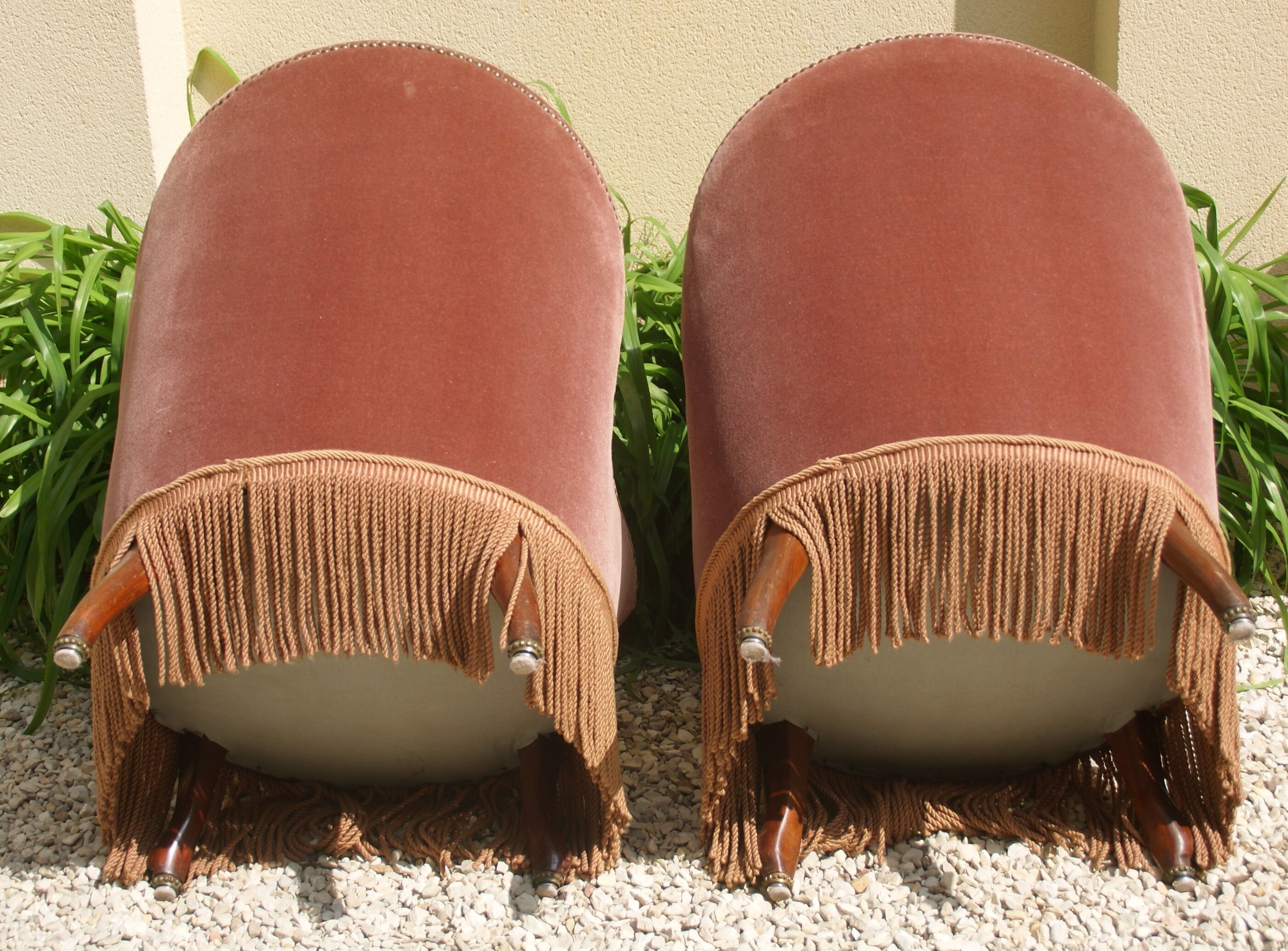 Pair of toad armchairs Napoleon III