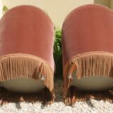 Pair of toad armchairs Napoleon III