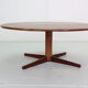 Mid century modern  round rosewood coffee table, 1960s denmark