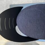 Pair of Patrice Bonneau designer chairs - Genexco Edition - 1980s