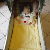 Landeau repliable d'origine de marque Flandria années 50