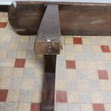 Ancien grand banc de ferme en bois  Vintage