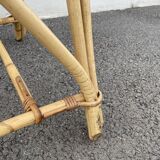 Rattan basket armchair