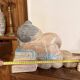 Old Pair of Asian Bookends Exotic Wood Asia Buddha