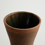 Vintage diabolo vase signed Accolay 1960's