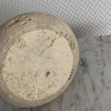Vintage round stone ashtray