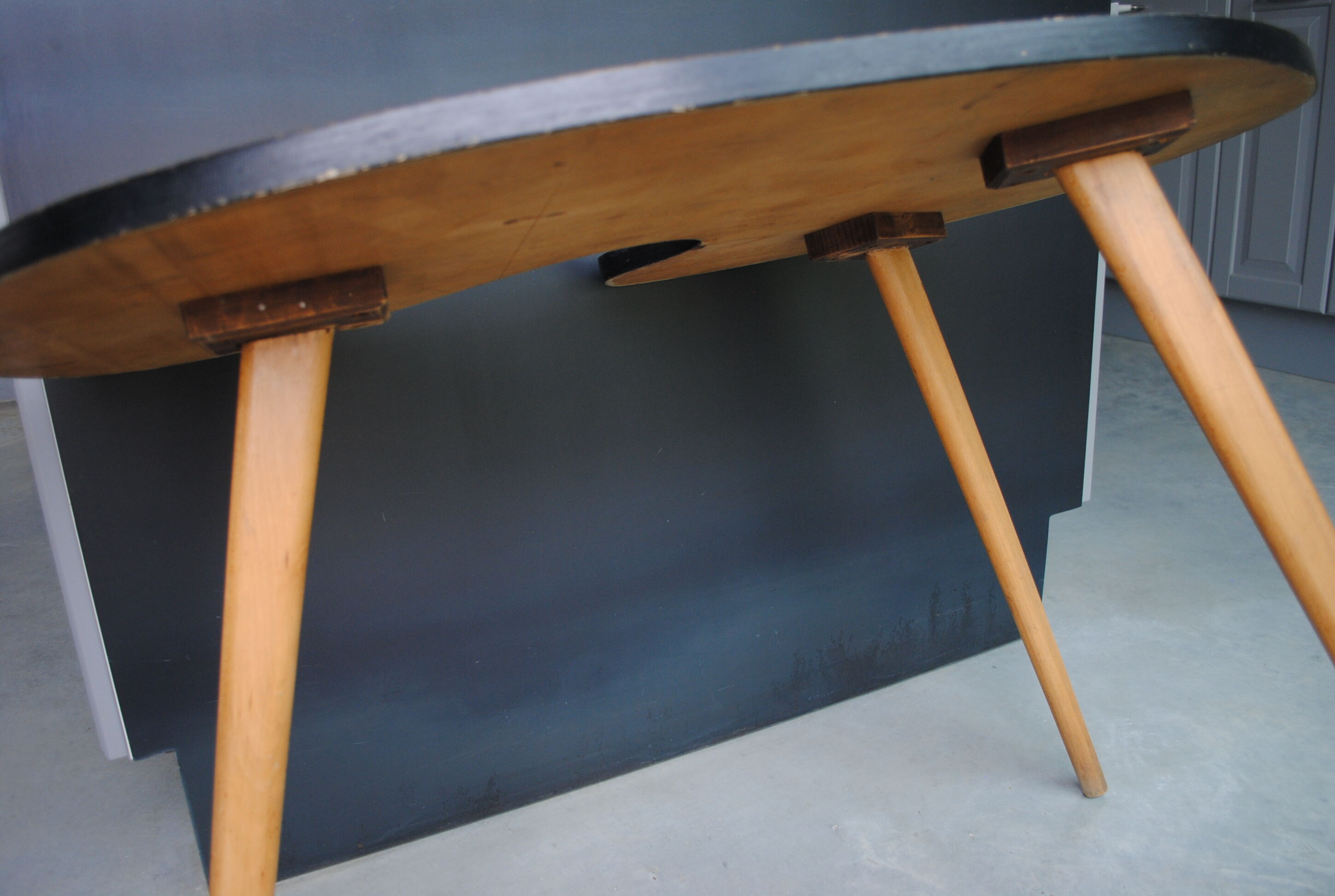 Table low bean vintage