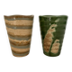 Paire de vases en grès