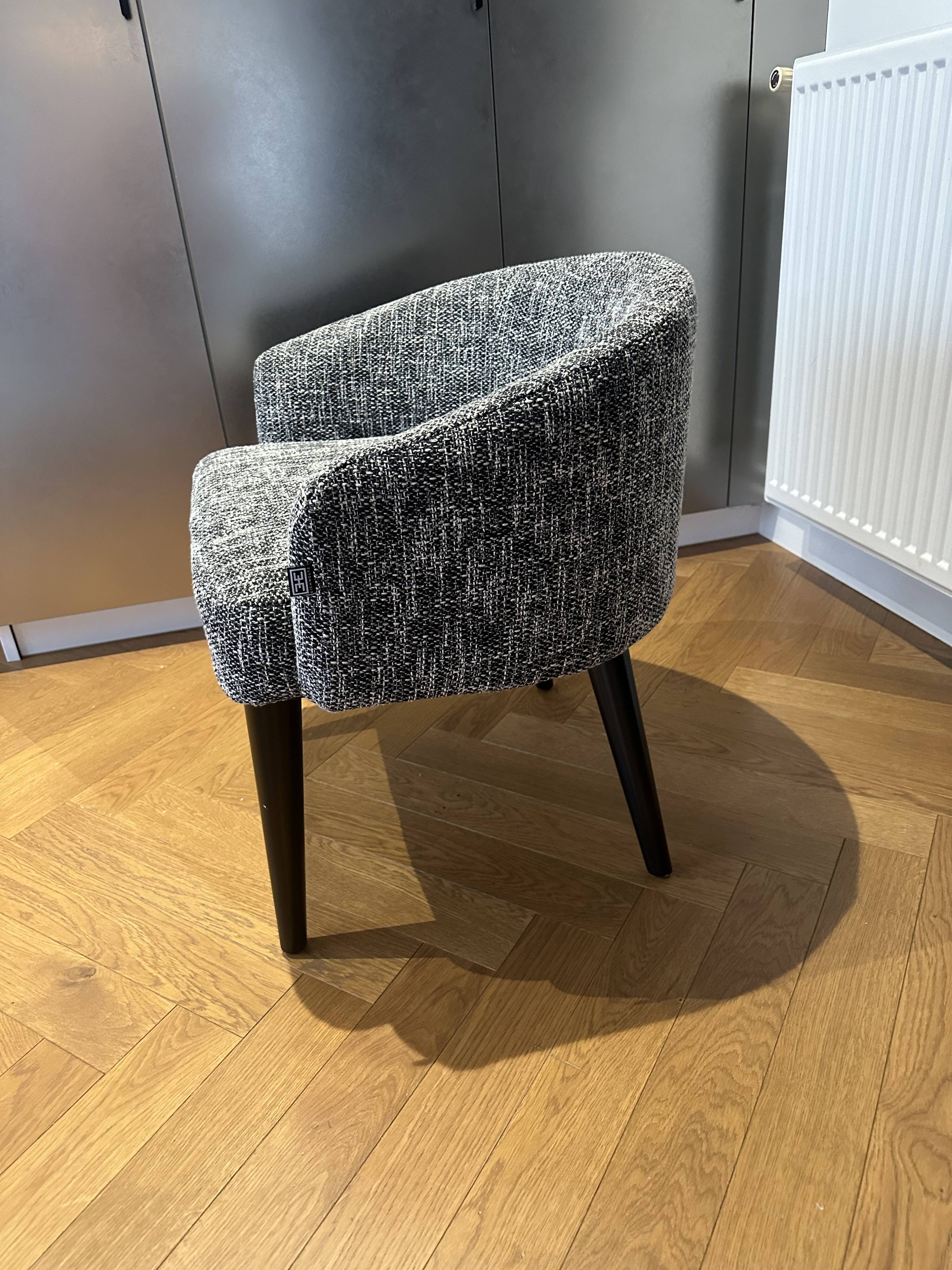 SET OF 6 CHAIRS Cambon black | Eichholtz Rizzo