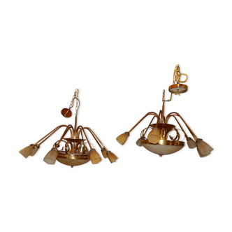 Pair of chandeliers 50/60