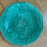 Gien leaf slip dessert plates