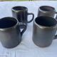 Stoneware jug and cups by Jean Dubost