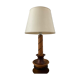 Lampe vintage en bois années 60-70