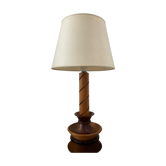 Vintage wooden lamp from the 60s and 70s