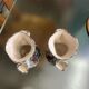 Pair of Italian vases by Augusto Giulianelli 1950