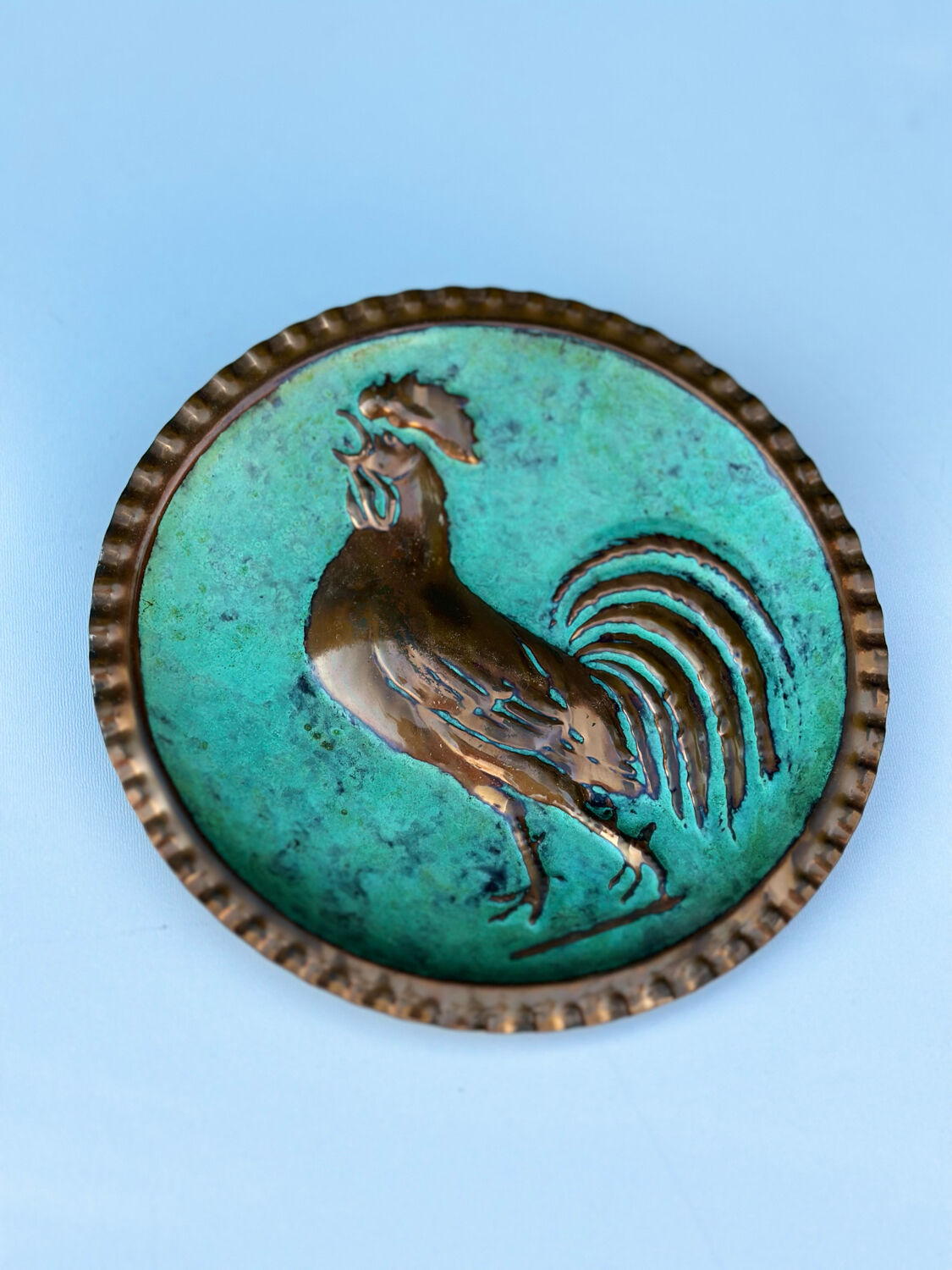 Copper plate for decoration