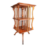 Antique Solid Wood Revolving Bookcase