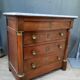 Commode empire à demi colonne