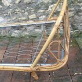 Bed rattan of the 1960s