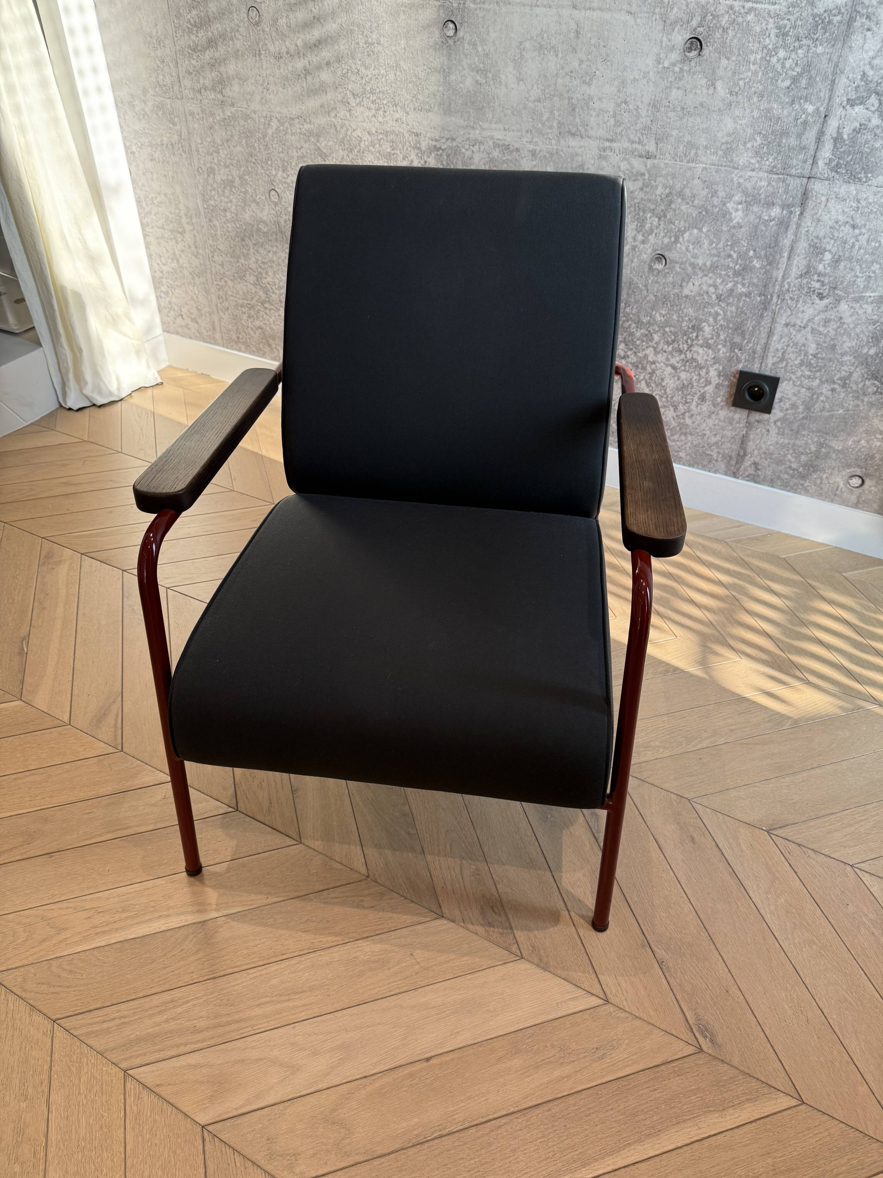 Jean Prouvé Armchair Japanese Red Leg