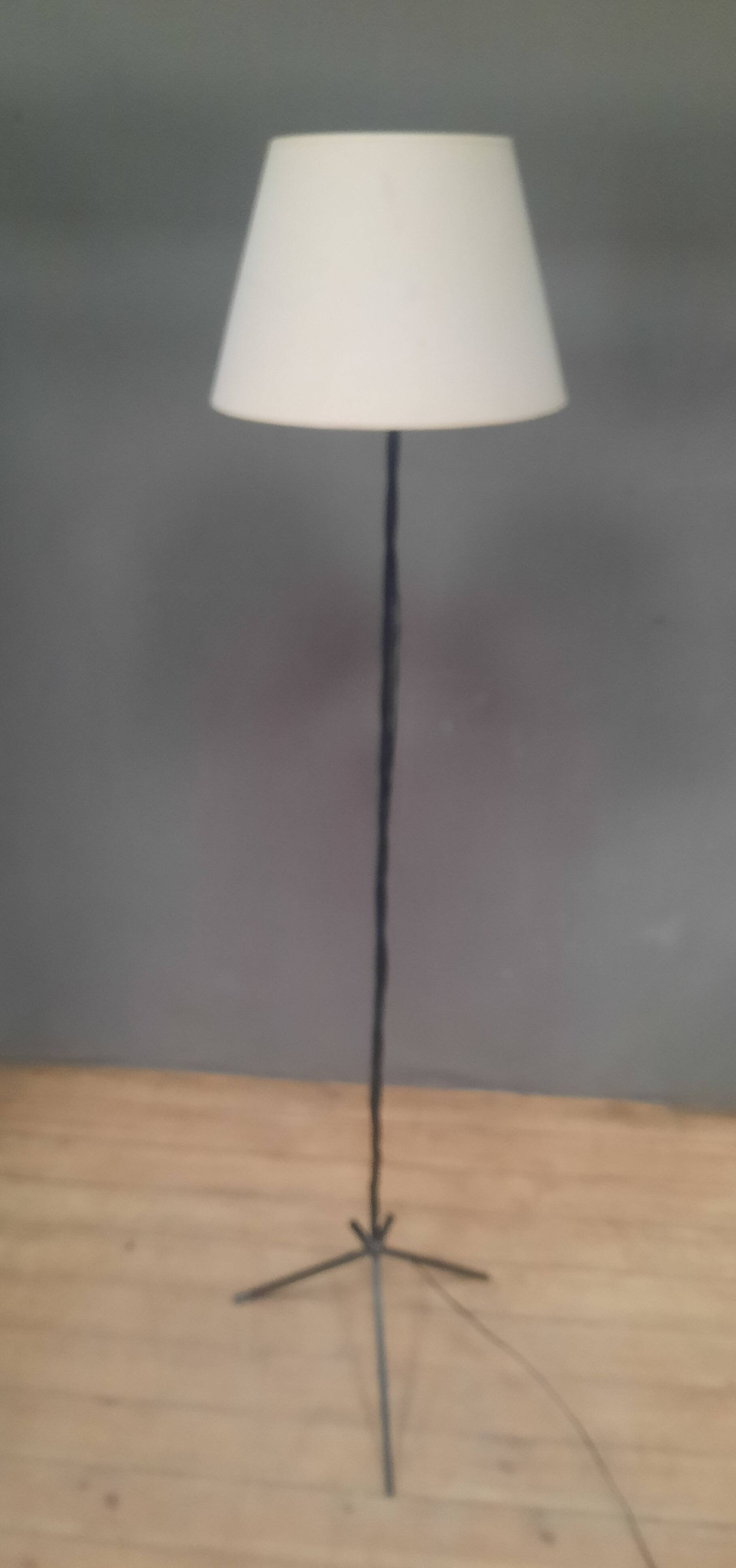 Vintage metal floor lamp