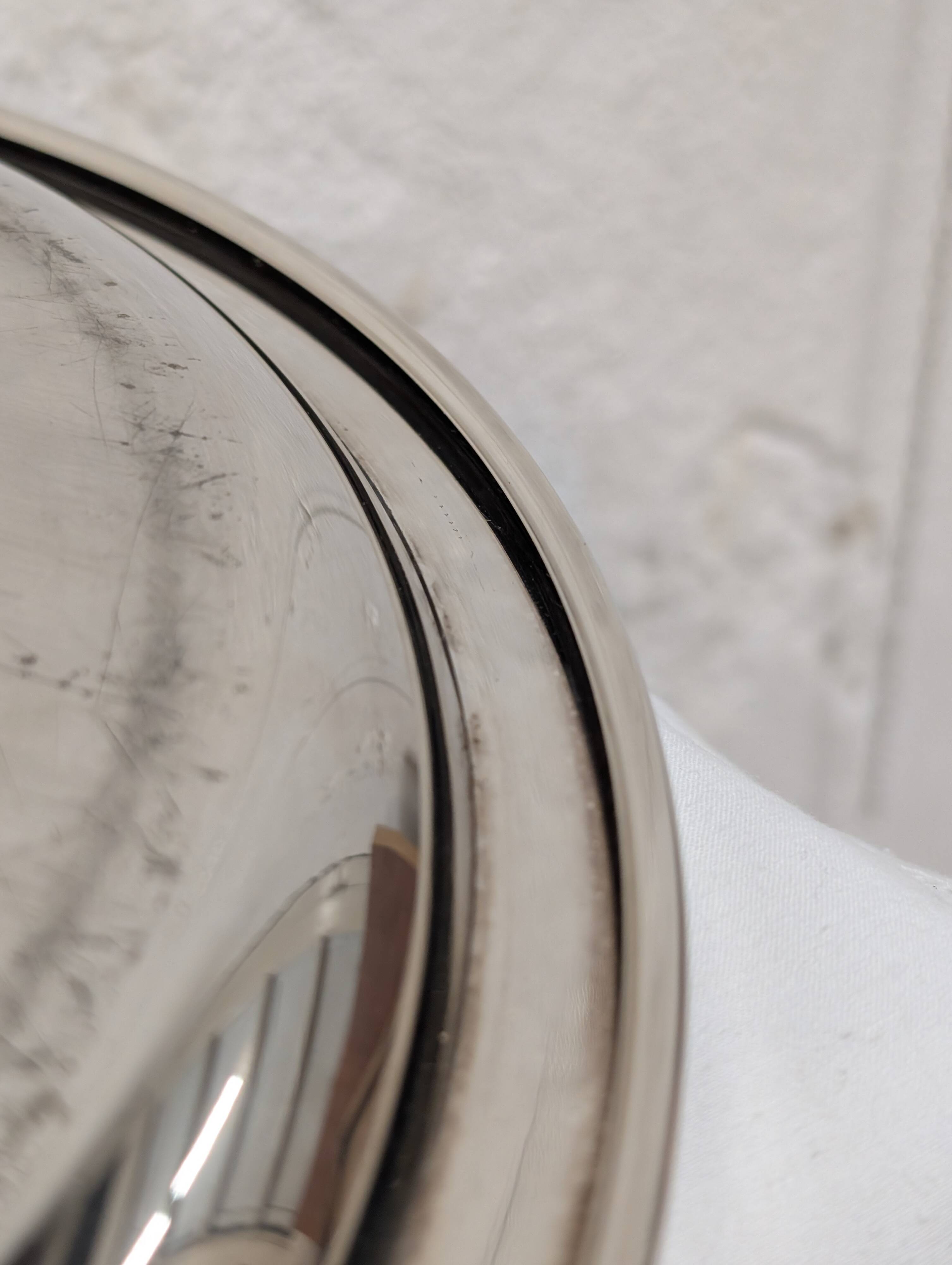Silver-plated vintage plateau Studio