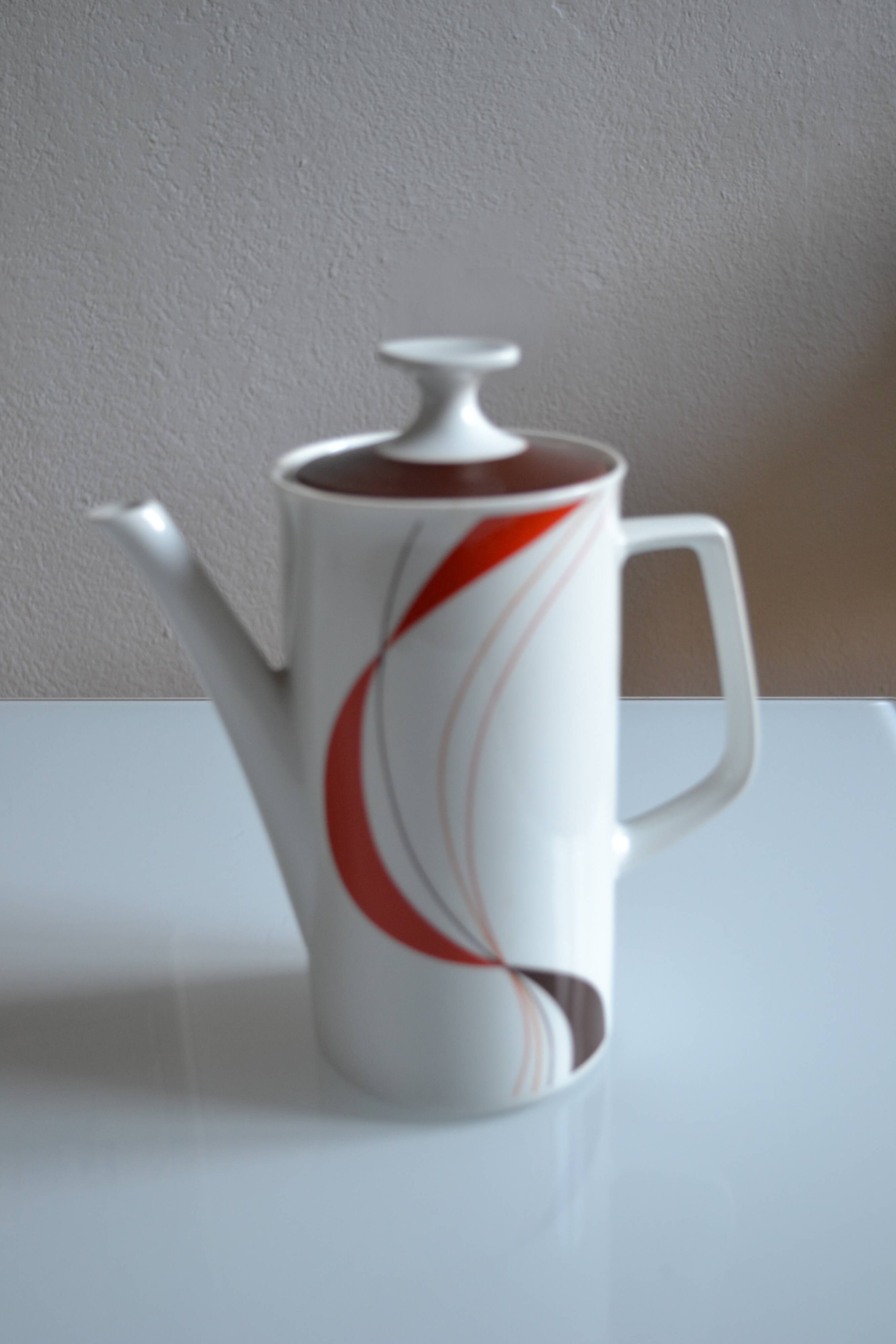 Winterling porcelain teapot Bavaria Germany vintage 1970