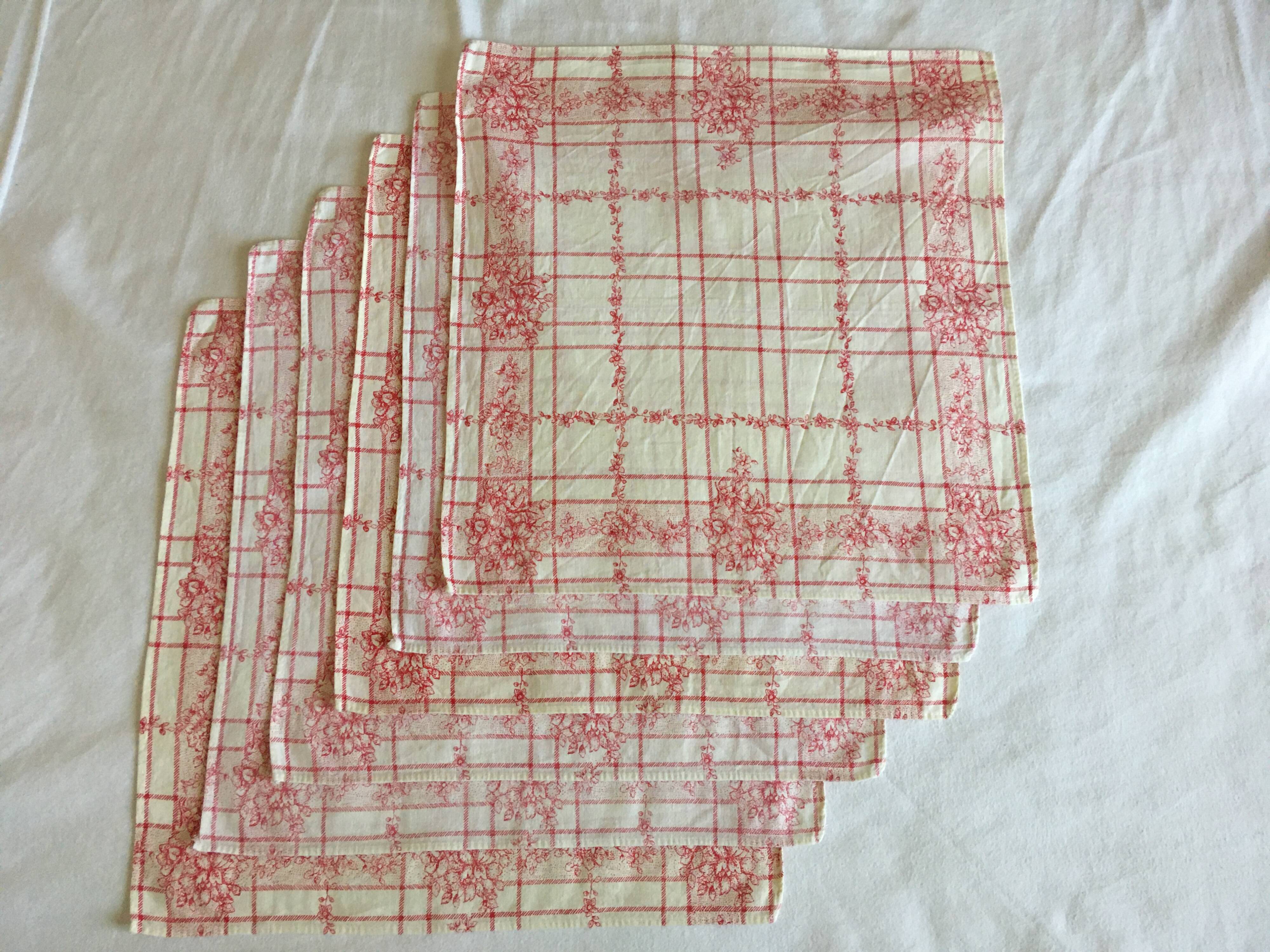 12 serviettes de table provençales 42 x 40