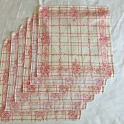 12 Provencal napkins 42 x 40