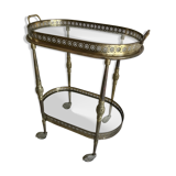 Vintage brass trolley