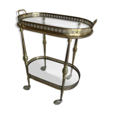 Vintage brass trolley