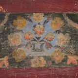 Ancien coffre long à motifs floraux (c.1870) #40
