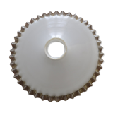 Dented opaline suspension