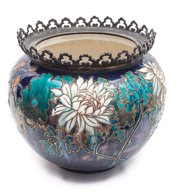 Cache-pot en faïence