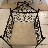 Fauteuil en fer forgé
