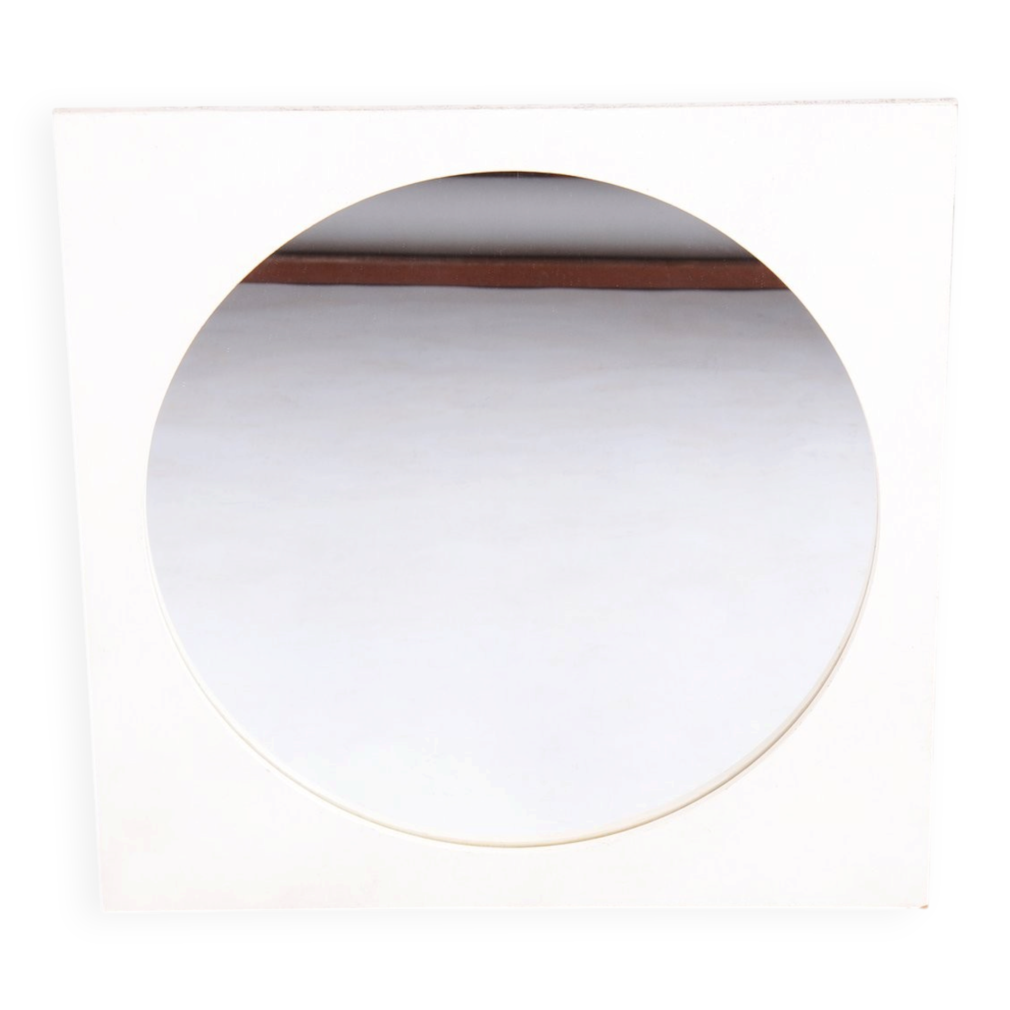Mid-Century Wall Mirror with Wooden Frame, Czech, 1970s