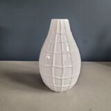 Relief porcelain vase