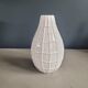 Relief porcelain vase