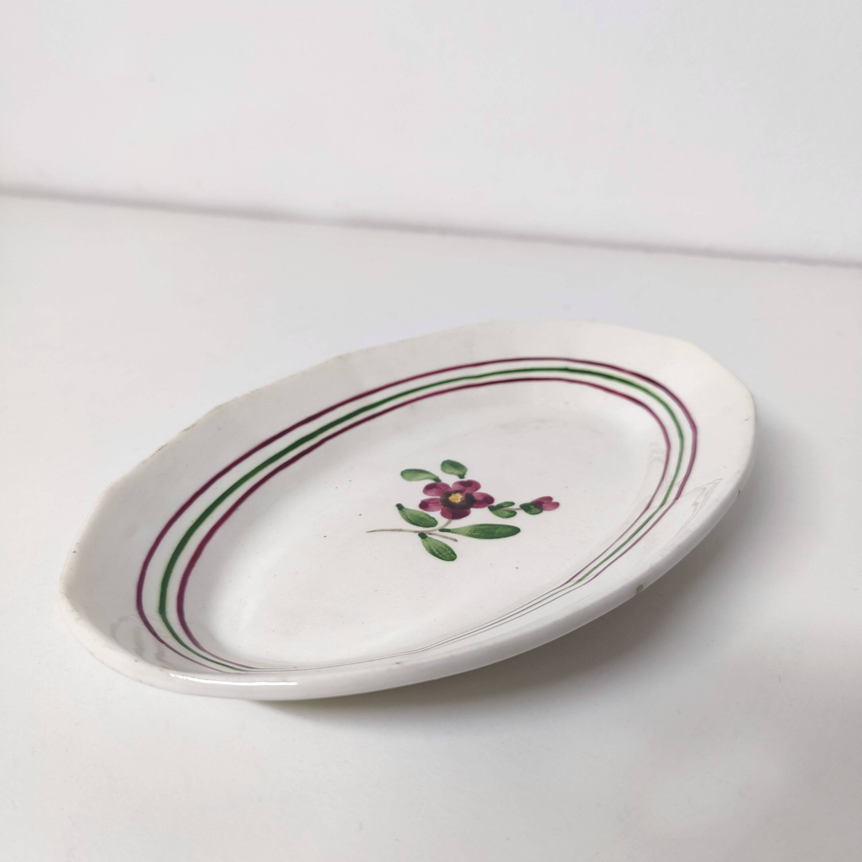 Ravier Sarreguemines Armelle model flower decor