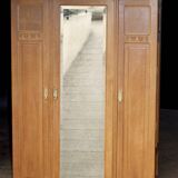Art Nouveau wardrobe in the style of Gauthier-Poinsignon (provenance)