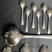 Tableware, silver-plated cutlery Argenta hallmark around 1970