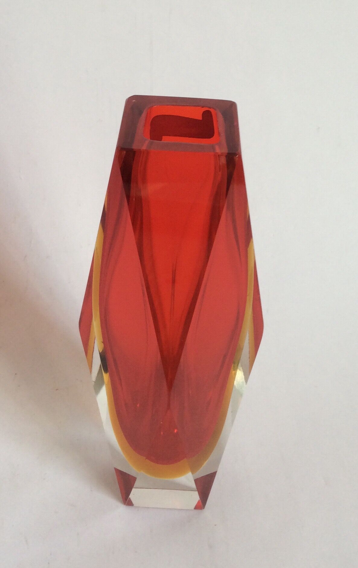 Glass Murano 60s vase